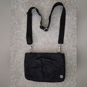 Lululemon Black Crossbody Bag with Adjustable Strap